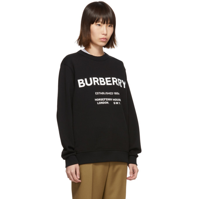 Burberry Black Logo Sweatshirt Burberry