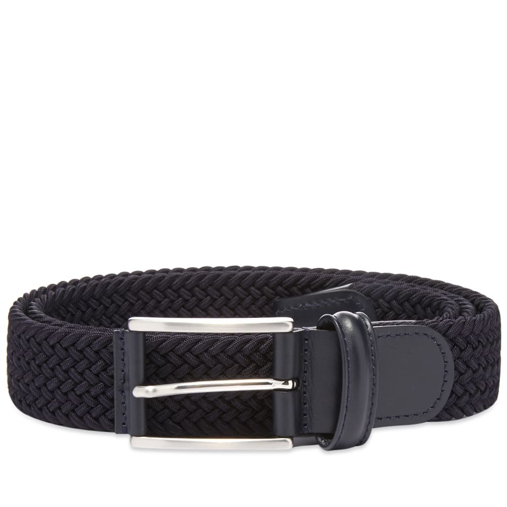 Anderson's Woven Textile Belt Navy Anderson's