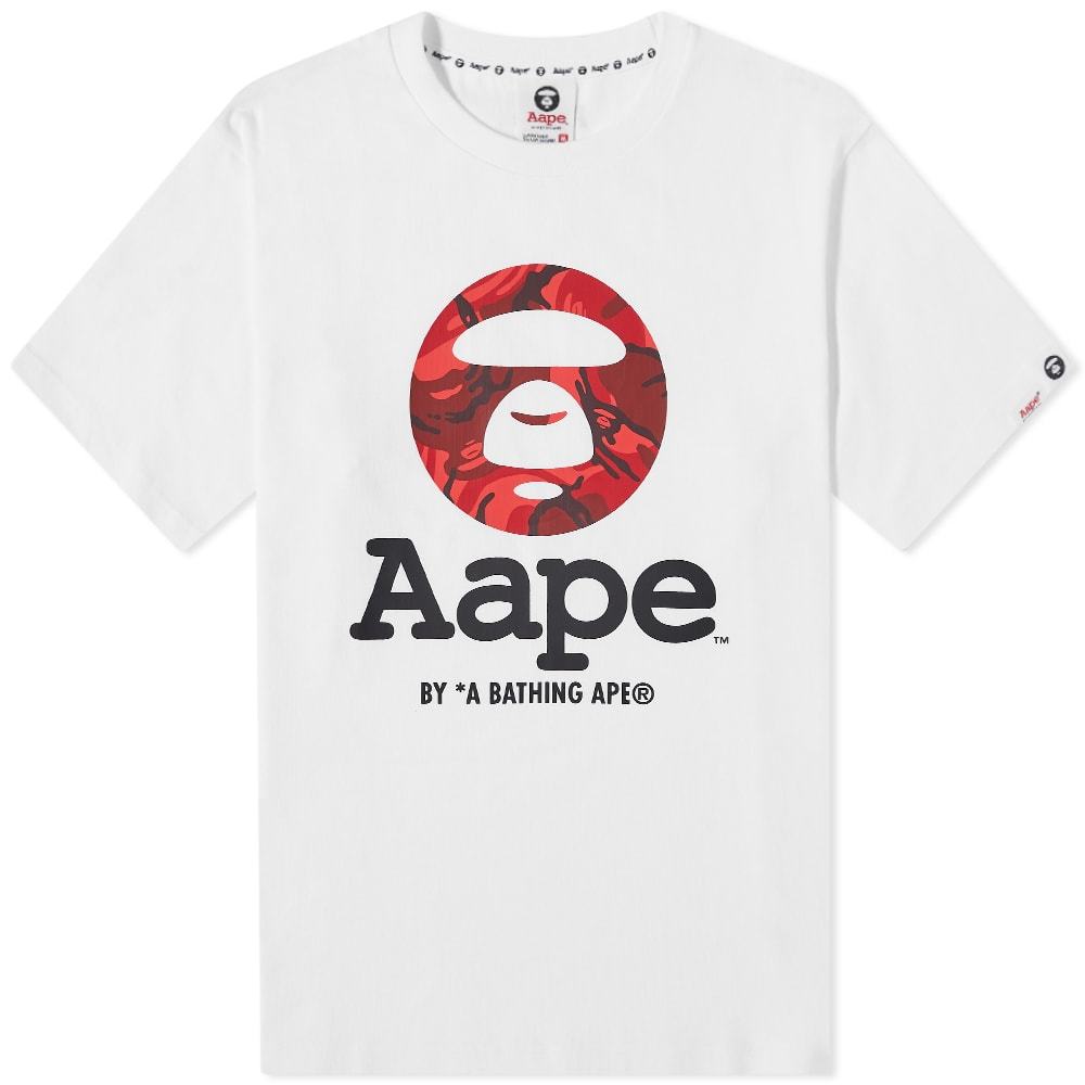 AAPE Red Camo Moon Face OG Tee AAPE by A Bathing Ape