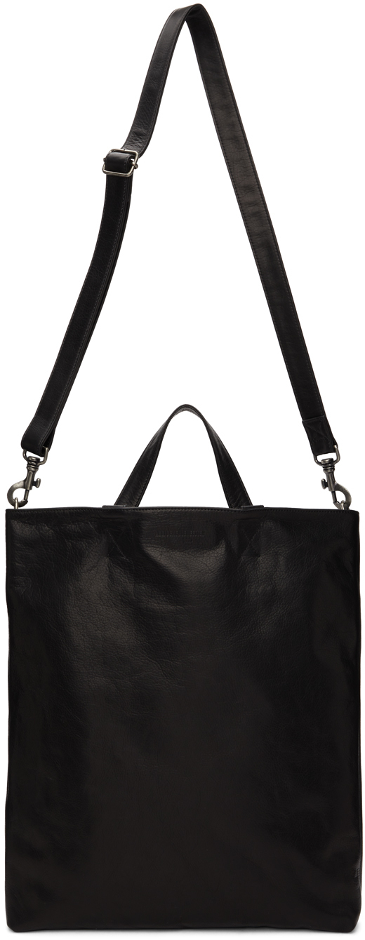 Ann Demeulemeester Black Leather Tote Ann Demeulemeester