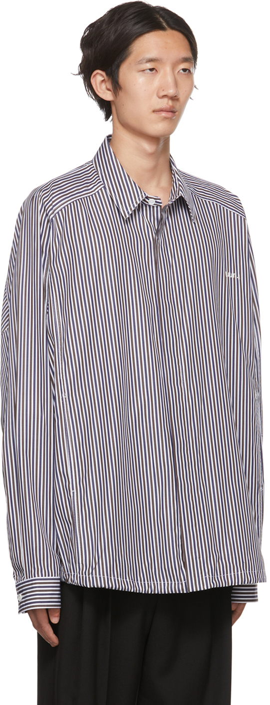  Brown Stripe Coach Shirt 