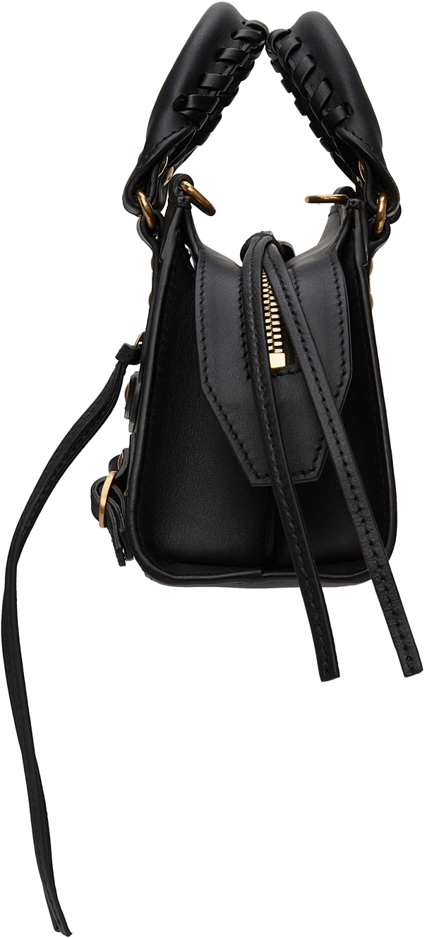 Balenciaga Black Nano Neo Classic Top Handle Bag Balenciaga