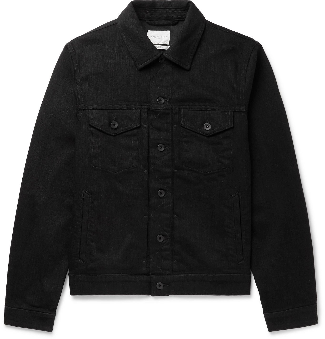 RAG & BONE - Definitive Denim Jacket - Black Rag and Bone