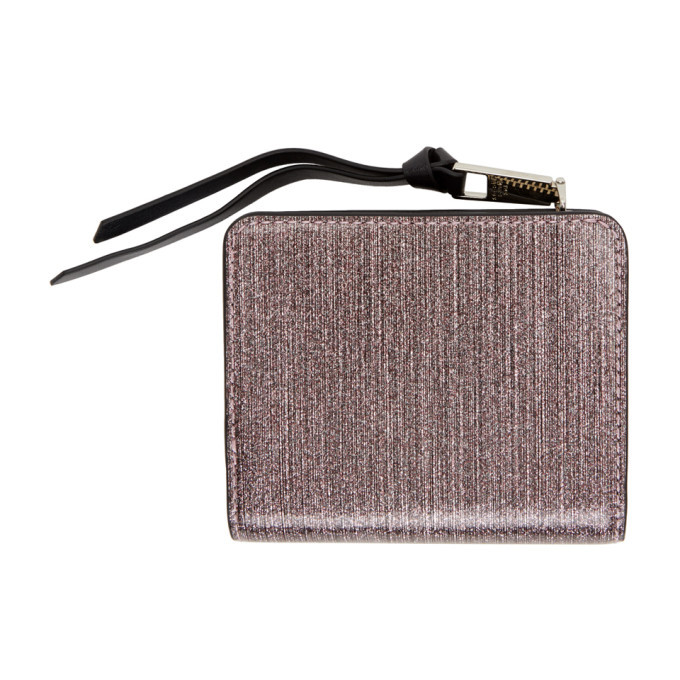 the snapshot glitter mini compact wallet