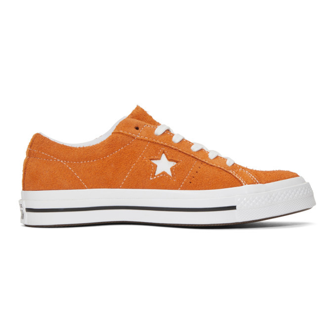 one star converse orange