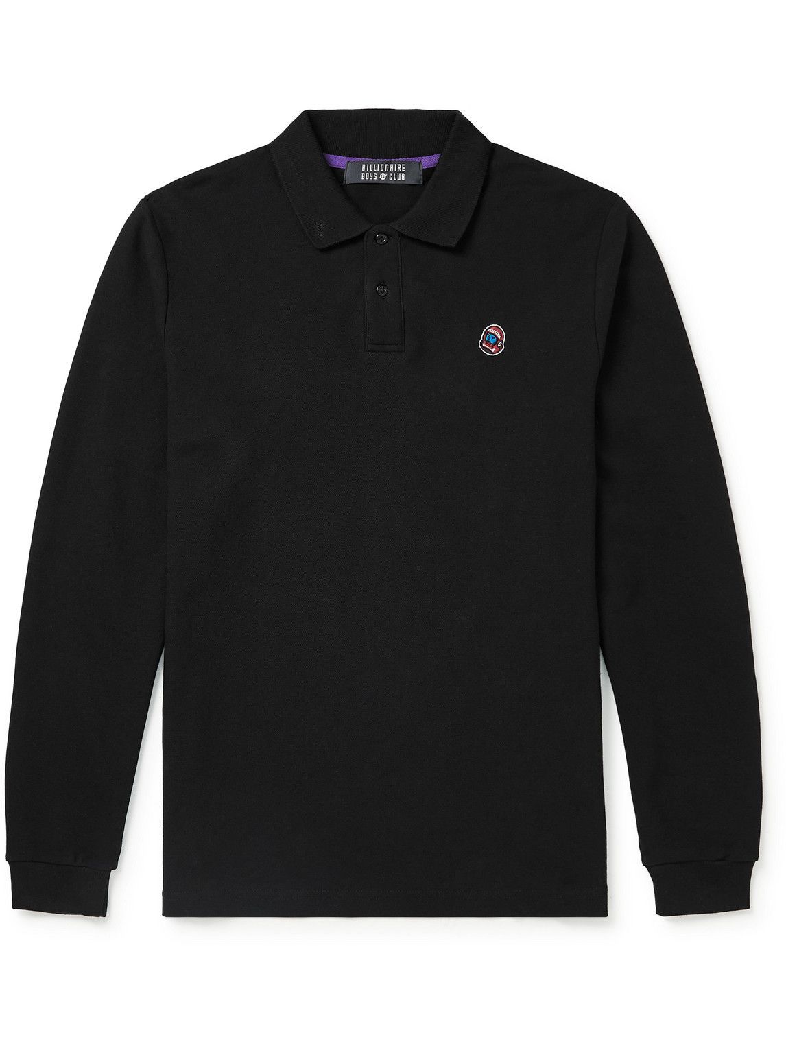 Billionaire Boys Club - Logo-Appliquéd Cotton-Piqué Polo Shirt - Black ...