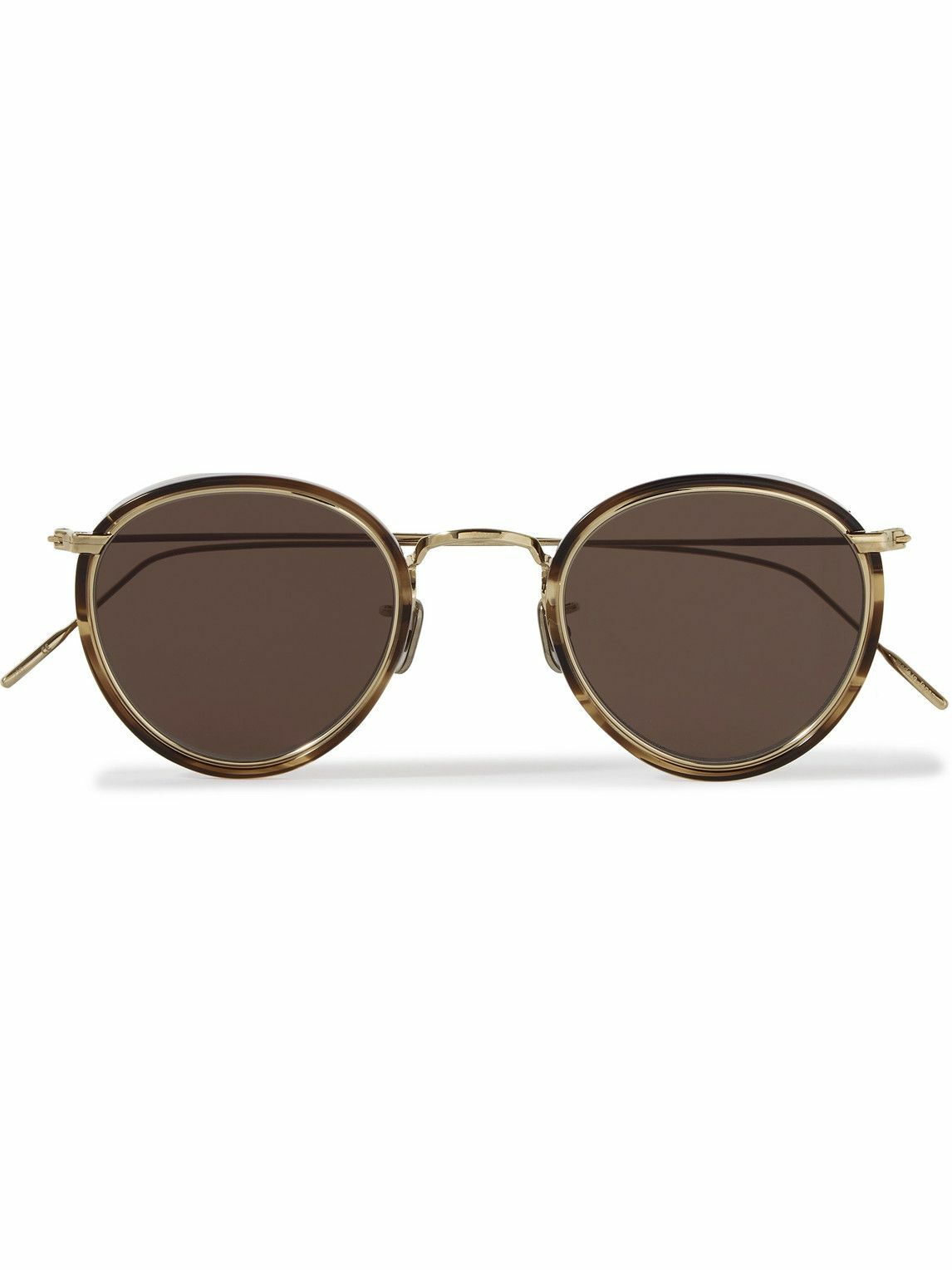 Eyevan 7285 - Round-Frame Acetate and Silver-Tone Sunglasses Eyevan 7285