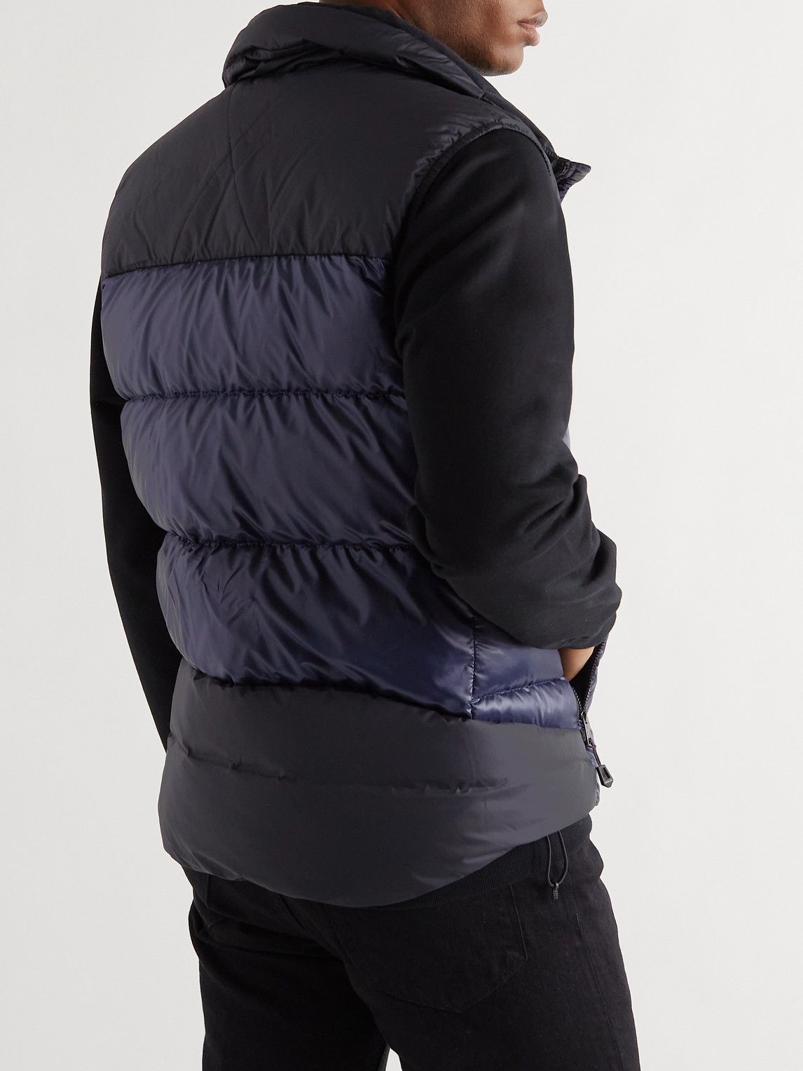 Polo Ralph Lauren - Carlton Colour-Block Quilted Recycled Shell Gilet - Blue