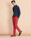 Brooks Brothers Men's Slim Garment-Dyed Cotton-Linen Stretch Chinos | Rose