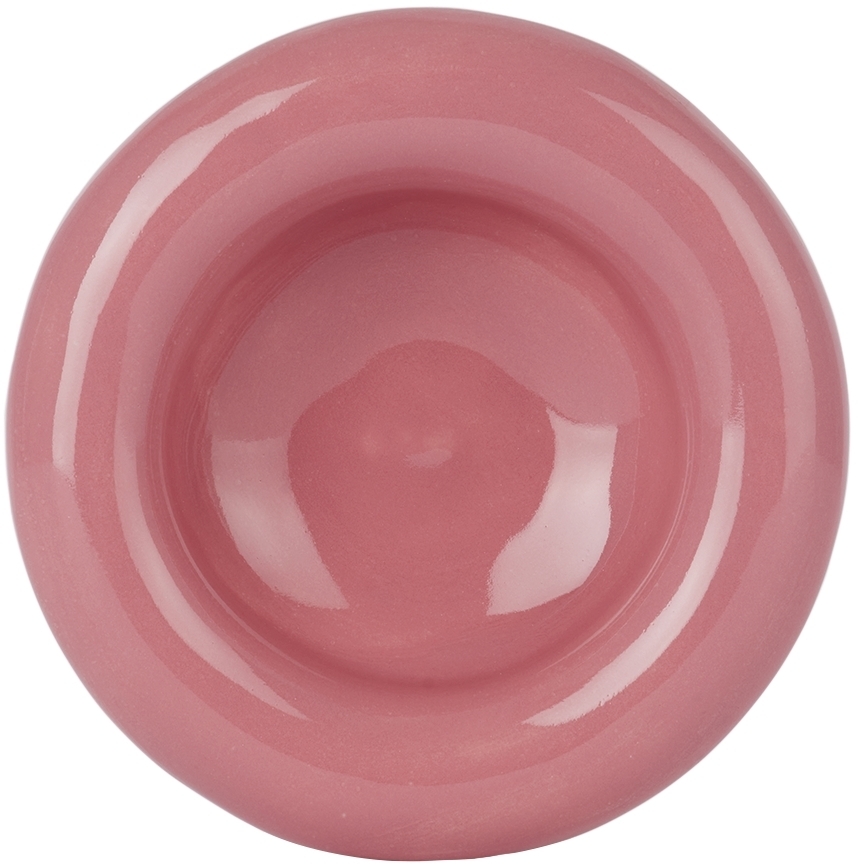 BOMBAC Black & Pink Glazed Mug & Bowl Set