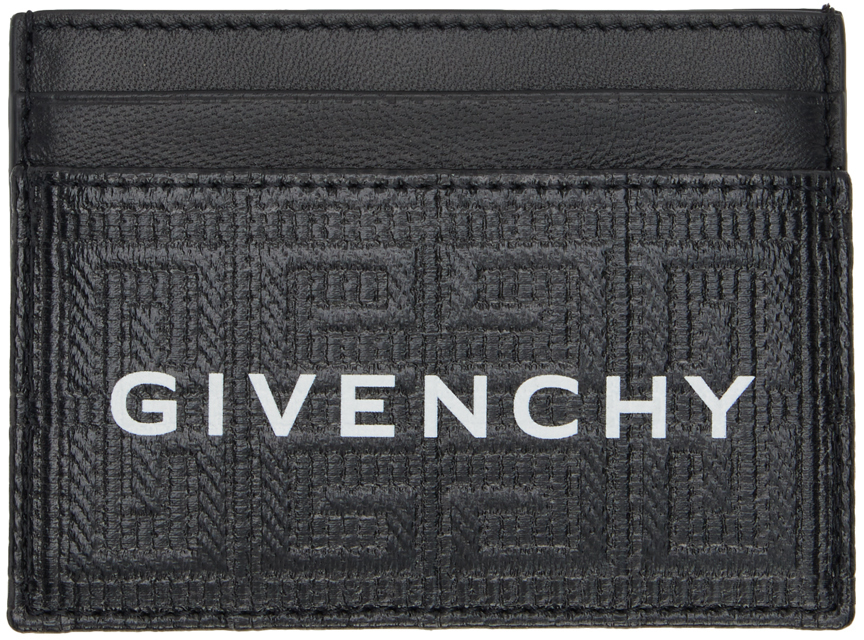 Givenchy Black G Cut Card Holder Givenchy