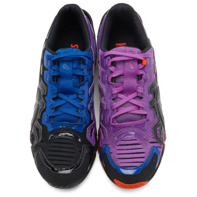GmbH Black and Purple Asics Edition GEL-Quantum 360-6 Low-Top Sneakers GmbH