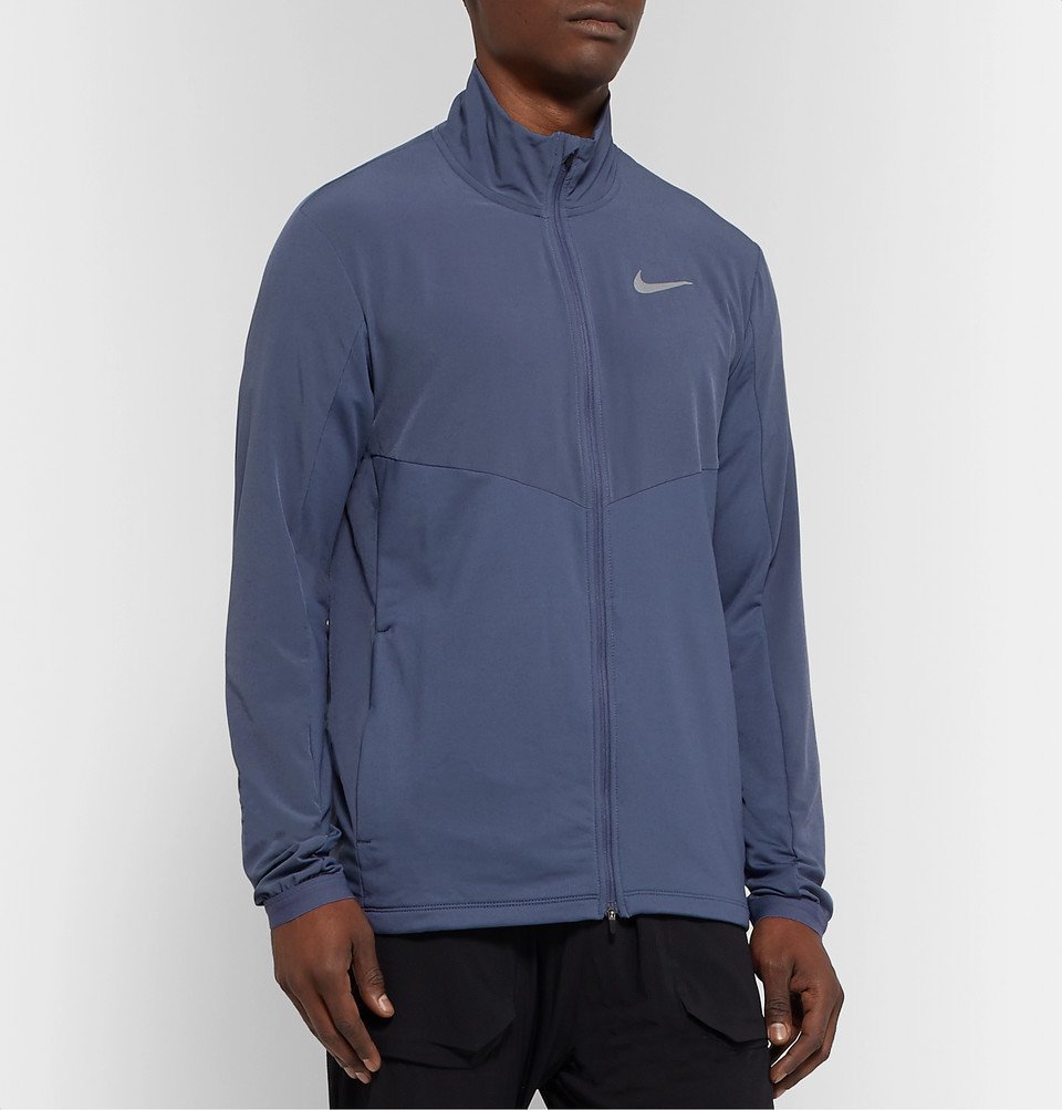 Nike Running - Element Hybrid Dri-FIT Zip-Up Jacket - Purple Nike Running