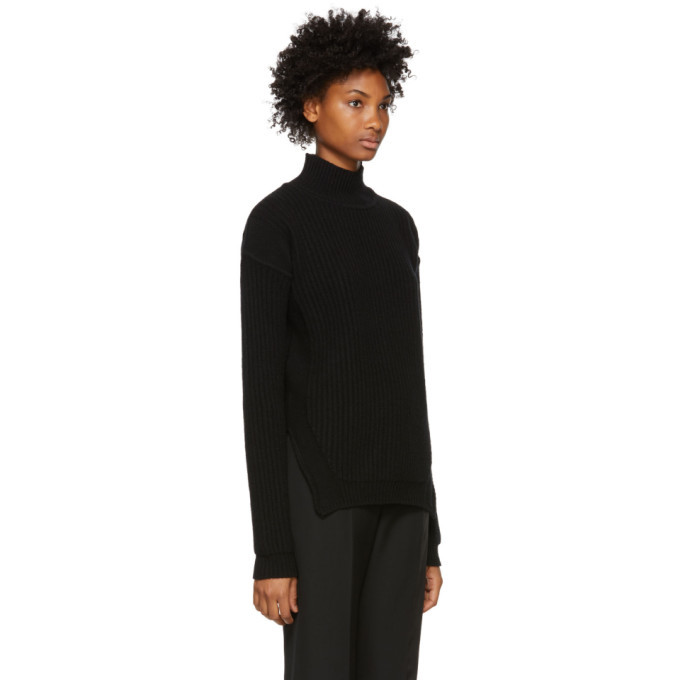 Rick Owens Black Fisherman Turtleneck Rick Owens