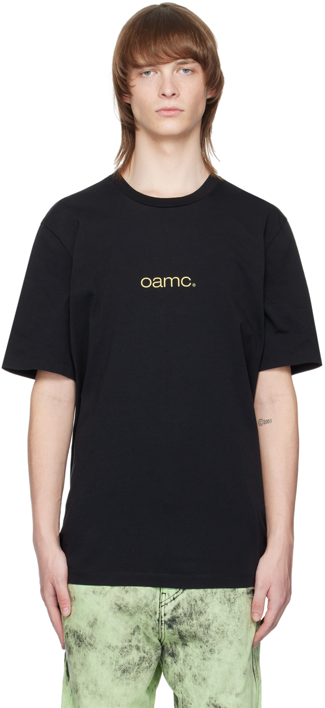 Photo: OAMC Black Printed T-Shirt