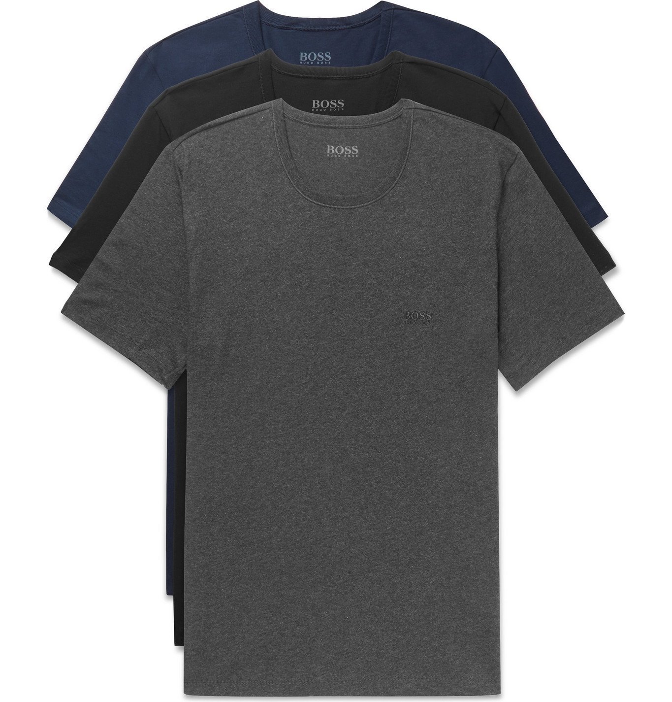 Hugo Boss - Three-Pack Cotton-Jersey T-Shirts - Multi Hugo Boss