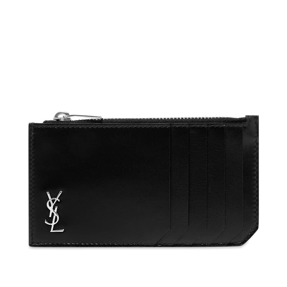 saint laurent card holder zip