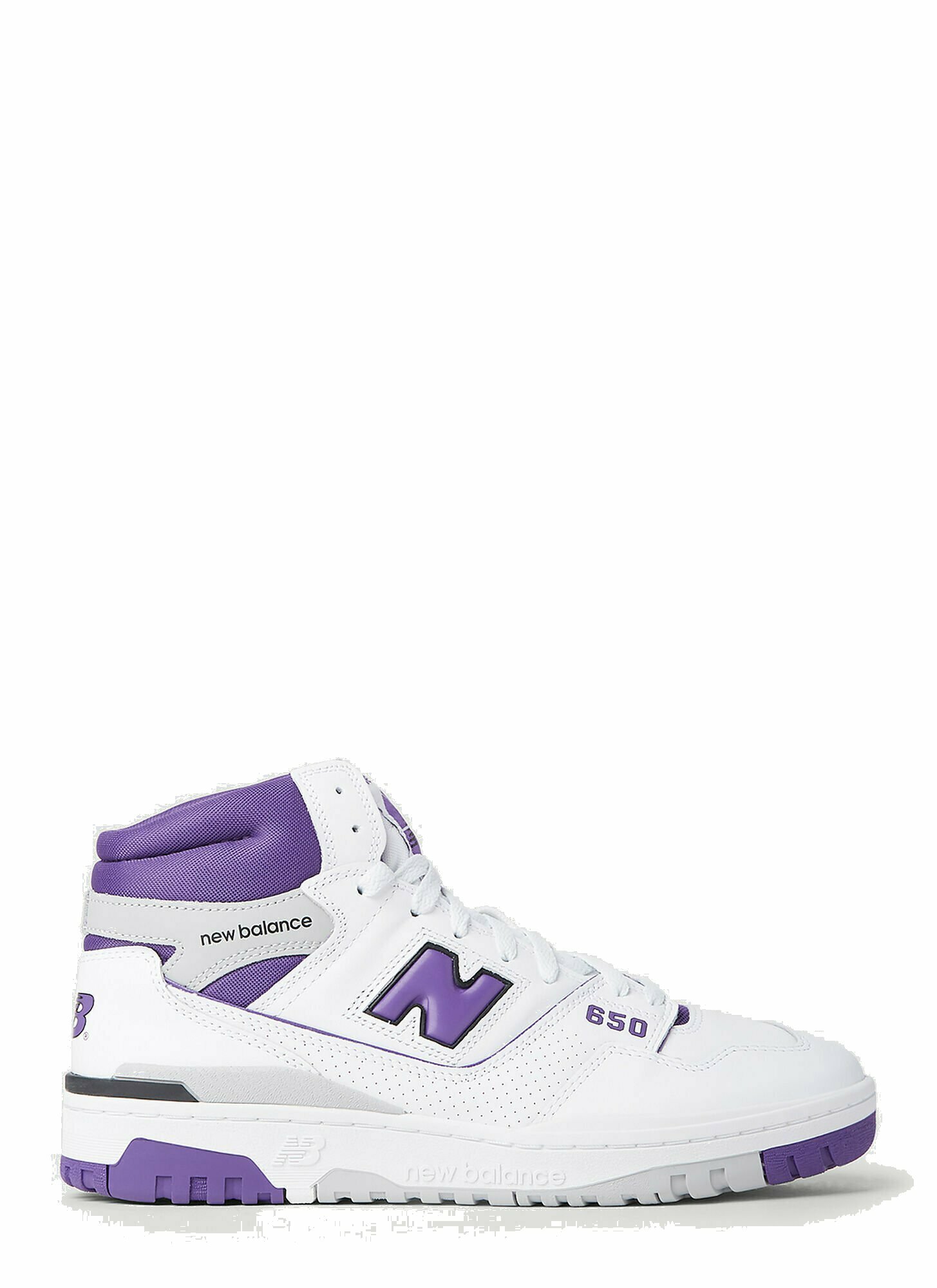 Photo: New Balance - 650 High Top Sneakers in Purple
