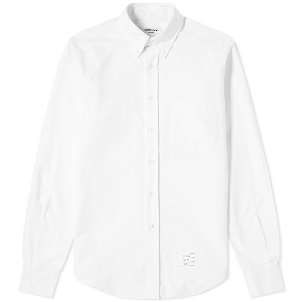 Thom Browne 4 Bar Oxford Shirt White Thom Browne