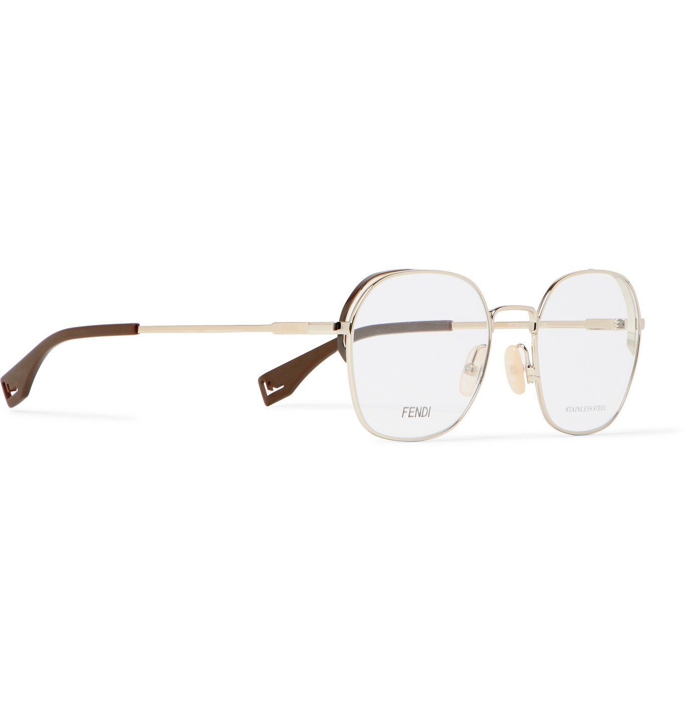 fendi stainless steel glasses