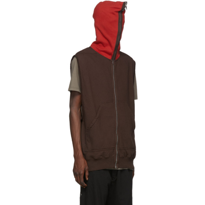 browns sleeveless hoodie