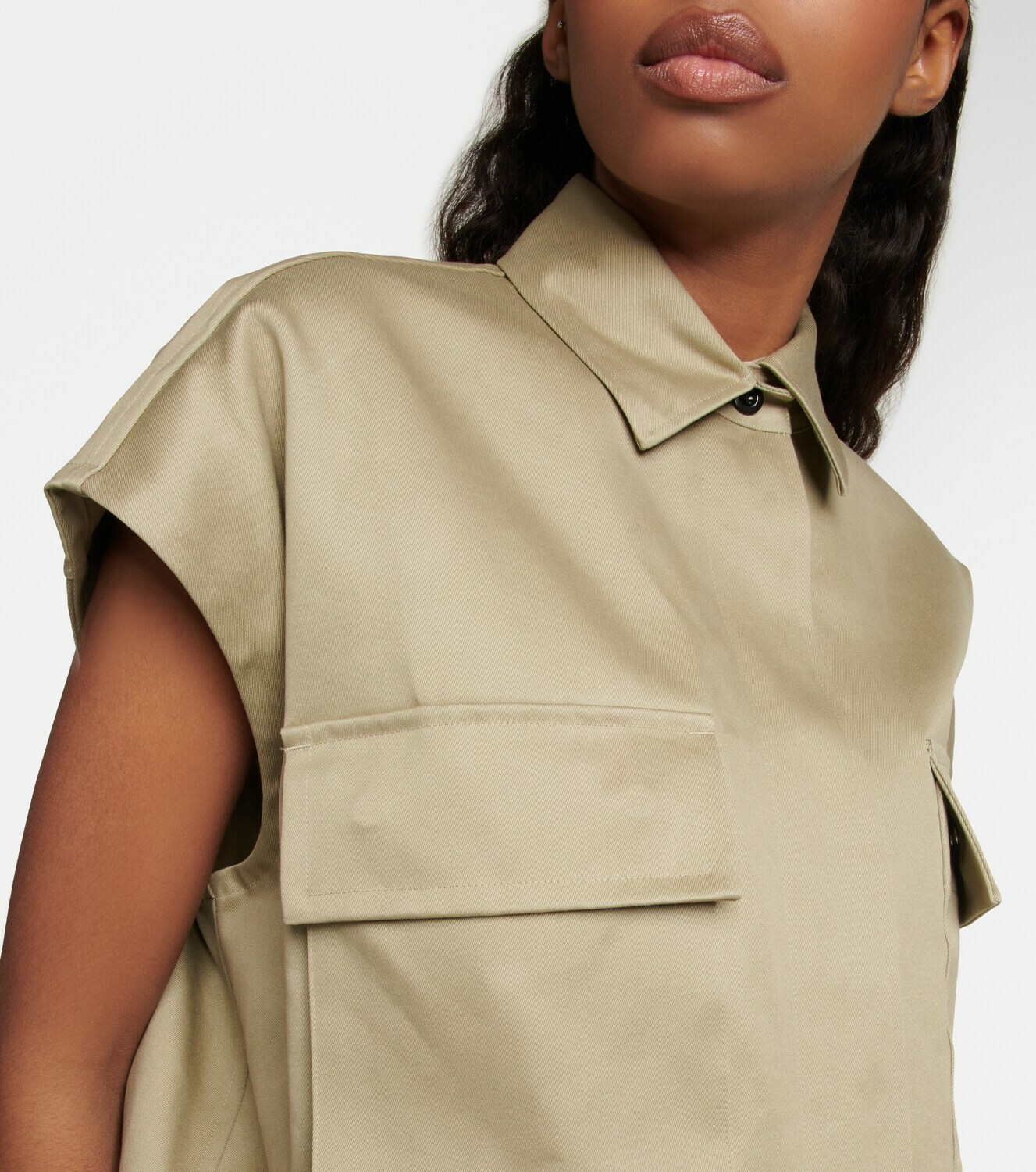 Sacai Cotton cropped jacket Sacai