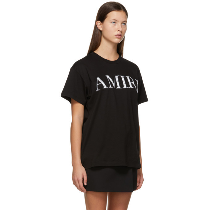 AMIRI Black Bandana Logo T-Shirt Amiri