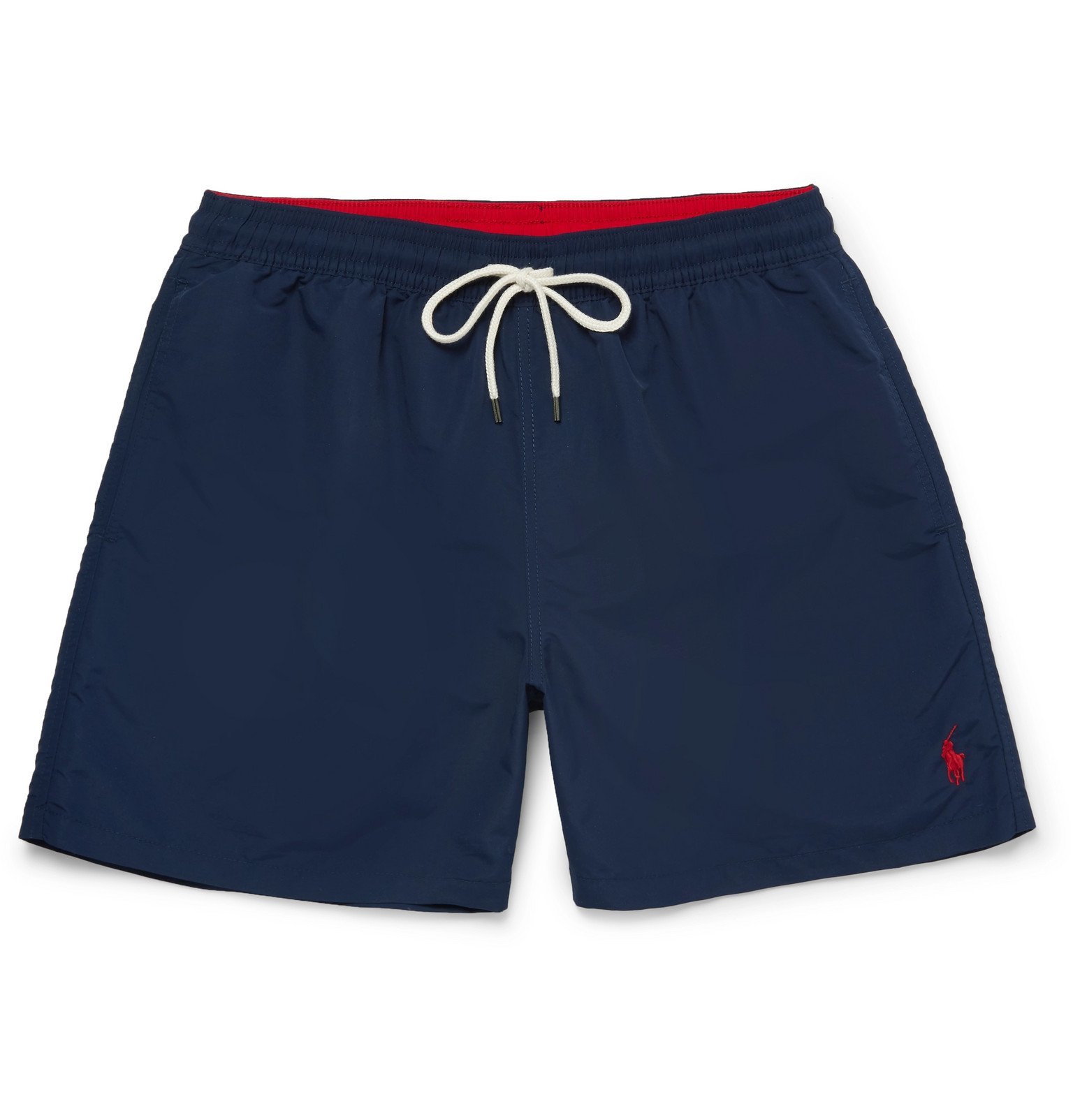 Polo Ralph Lauren - Traveler Mid-Length Swim Shorts - Blue Polo Ralph Lauren