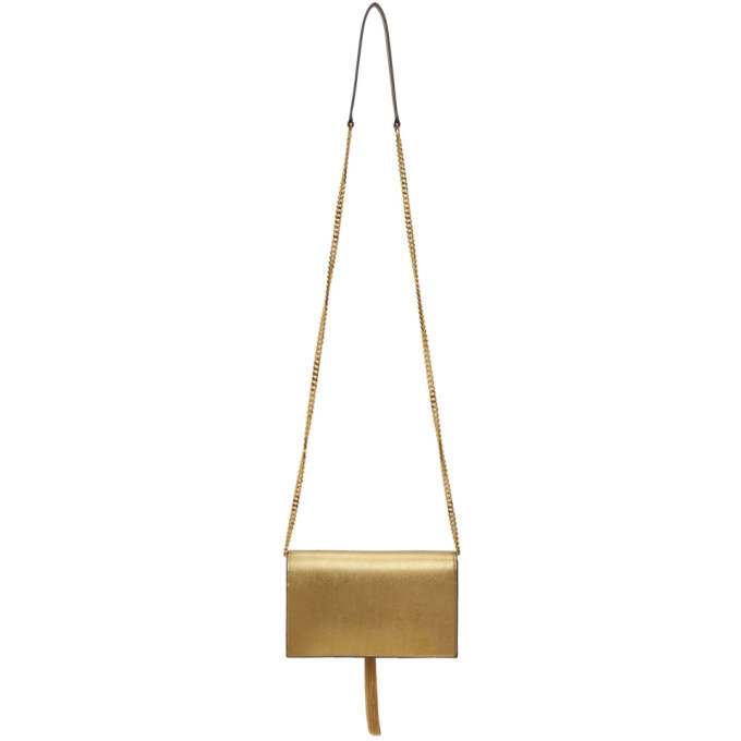 ysl gold tassel bolsa