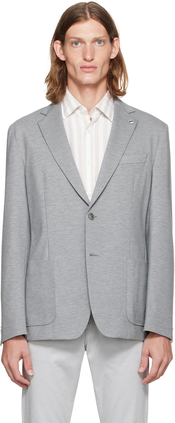 Boss Gray Pin Blazer BOSS