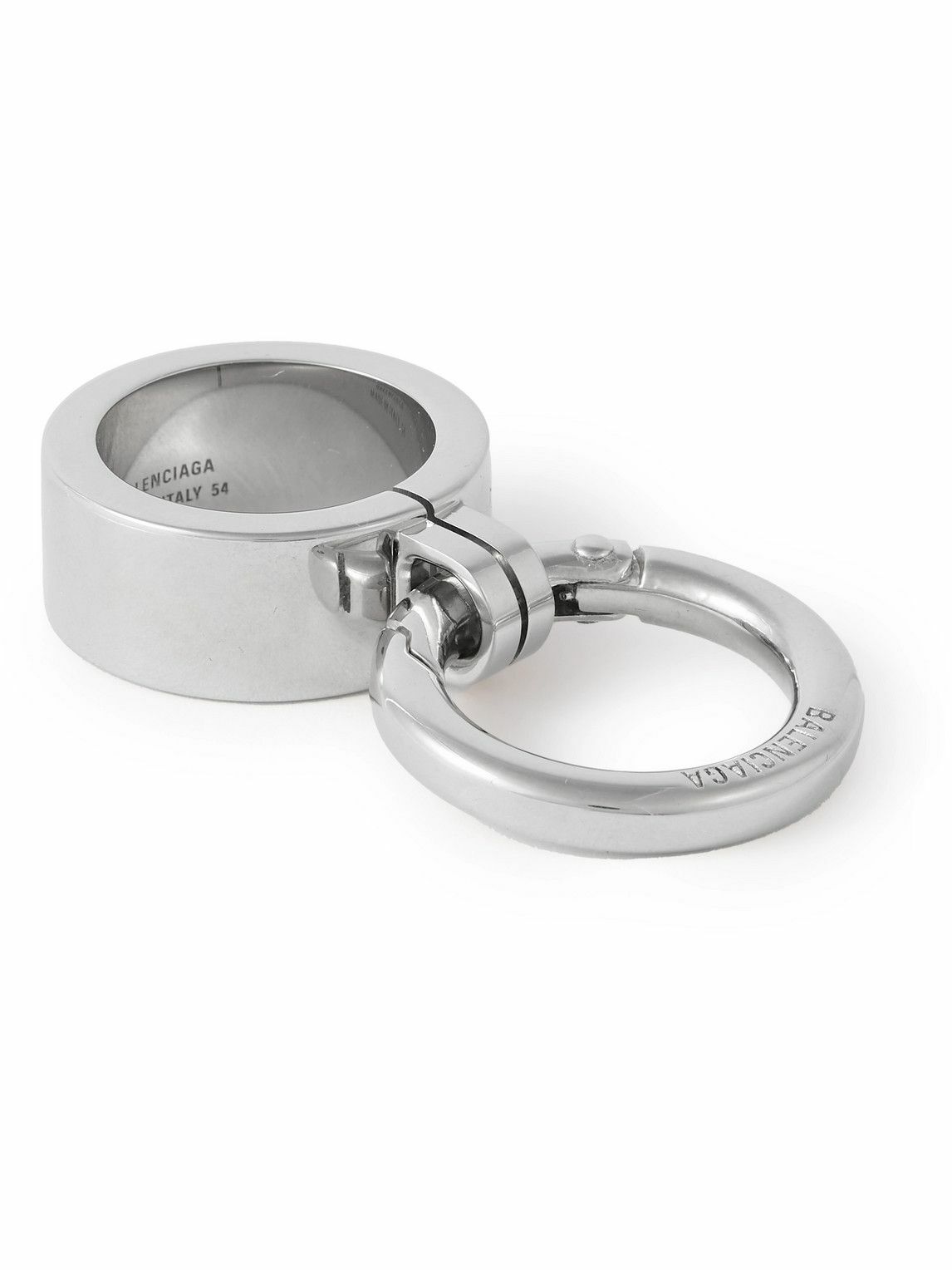Photo: Balenciaga - Utility 2.0 Silver-Tone Ring - Silver