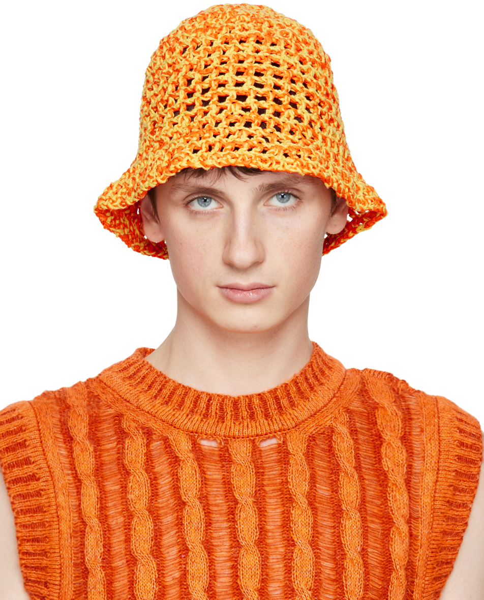 Photo: AGR Orange Crochet Bucket Hat