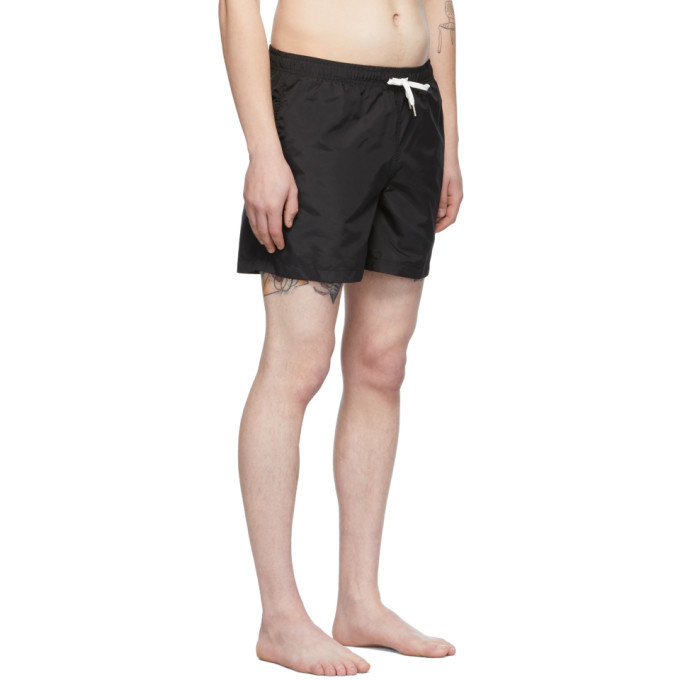 Bather Black Solid Swim Shorts Bather
