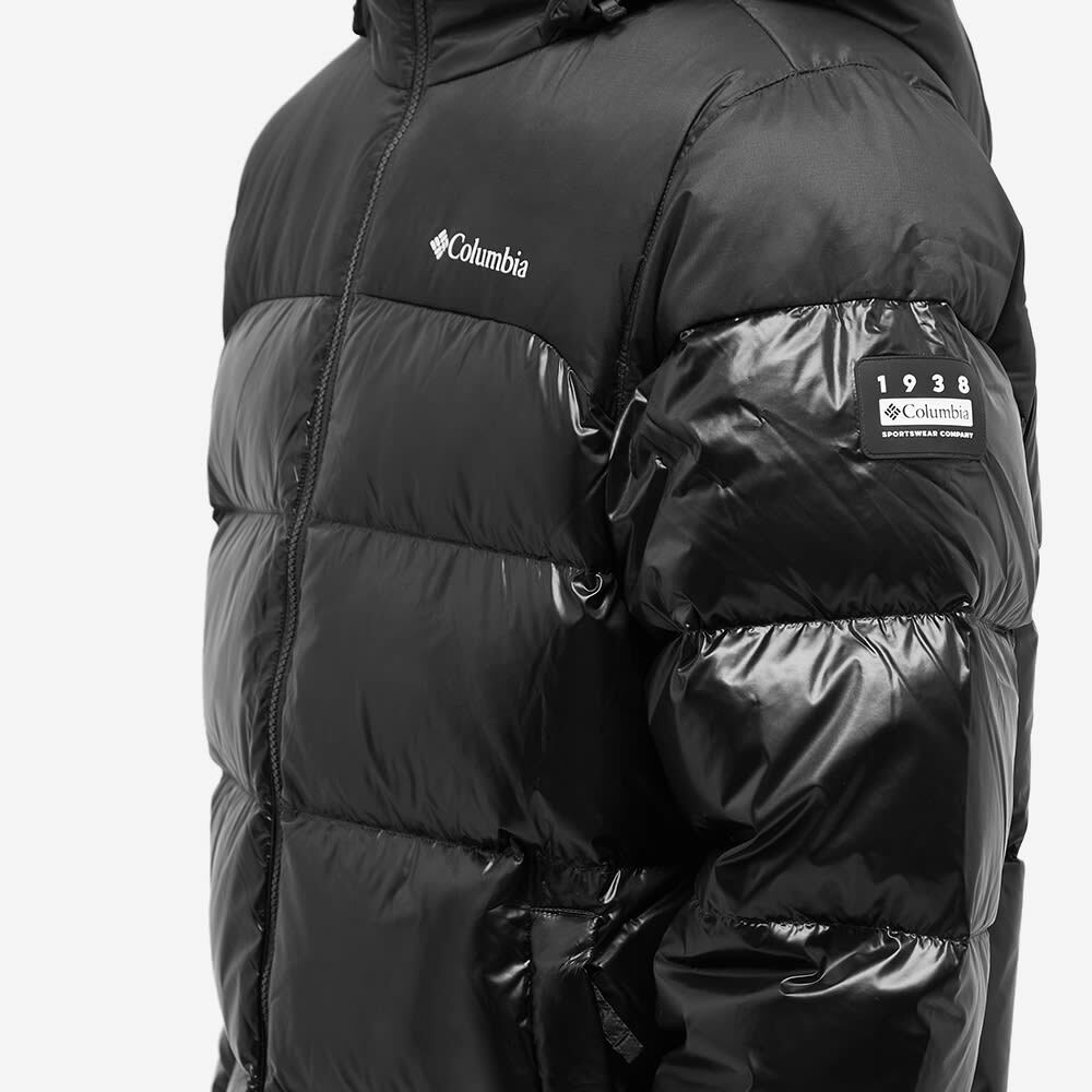 Columbia Men's Bulo Point II Down Jacket in Black Shiny And Bl Columbia