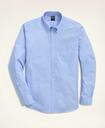 Brooks Brothers Men's Big & Tall Friday Shirt, Poplin End-on-End | Light Blue
