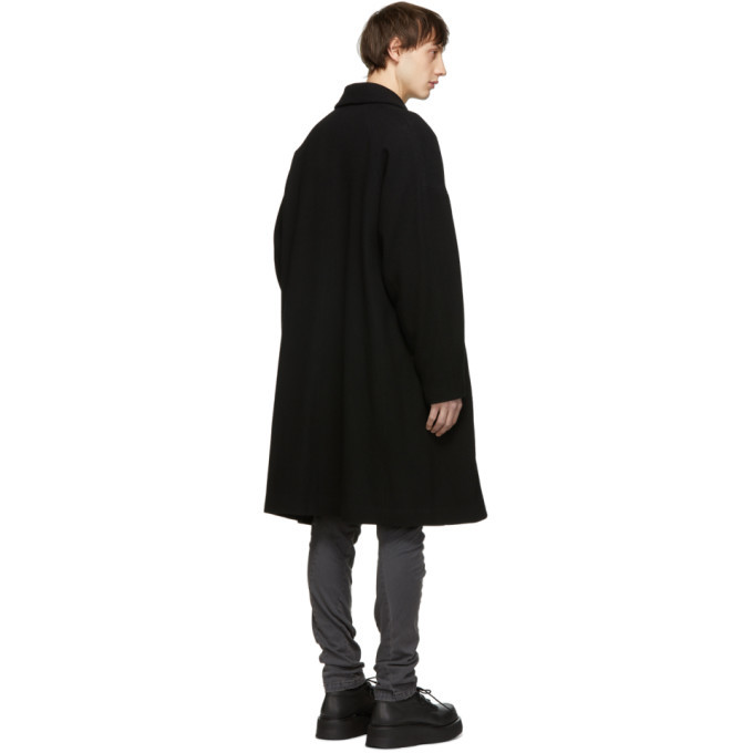 Julius Black Shawl Coat Julius