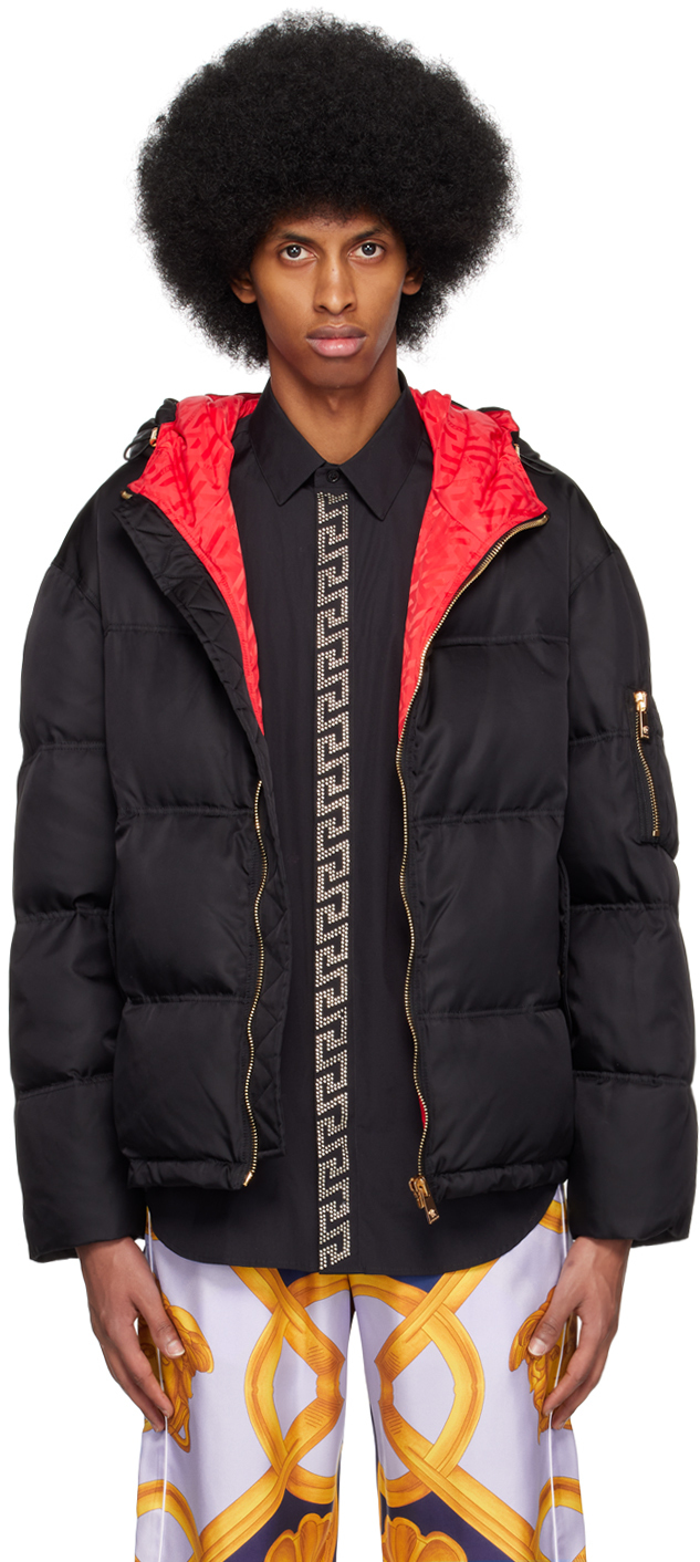 Photo: Versace Black Quilted Down Jacket