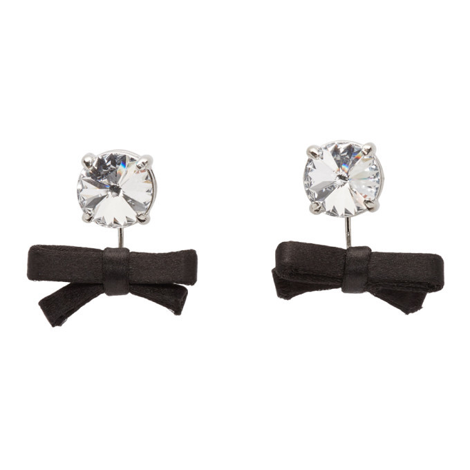 miu miu bow earrings