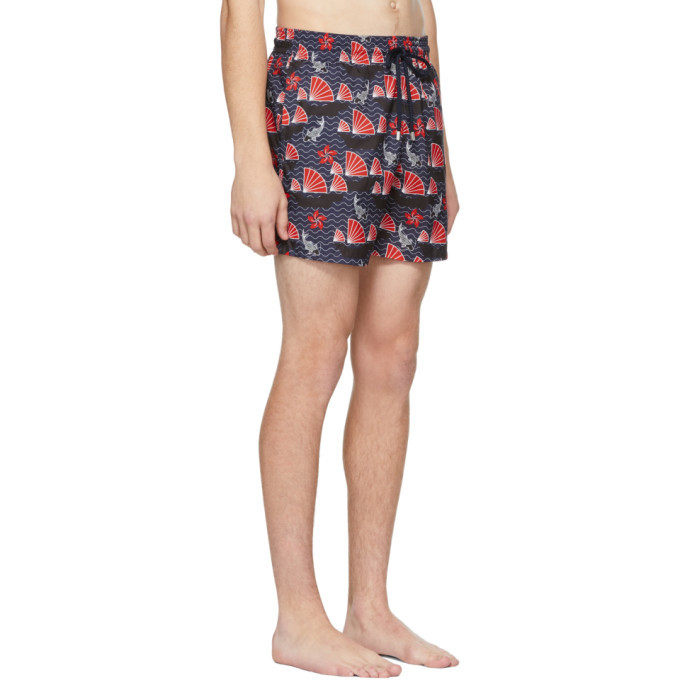 Vilebrequin Blue Hong Kong Mahina Swim Shorts Vilebrequin