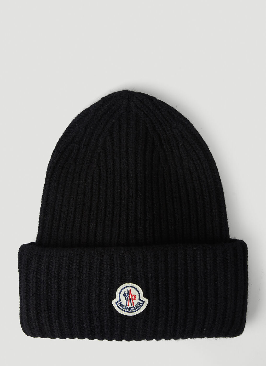 moncler beanie hat black