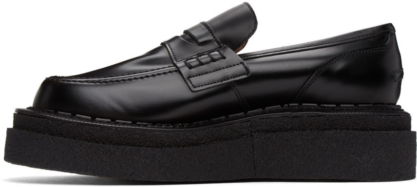 Sacai Black George Cox Edition Leather Loafers Sacai