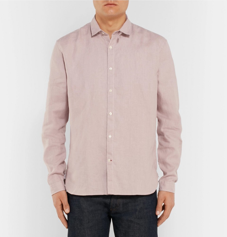 Oliver Spencer - Clerkenwell Linen Shirt - Men - Pink