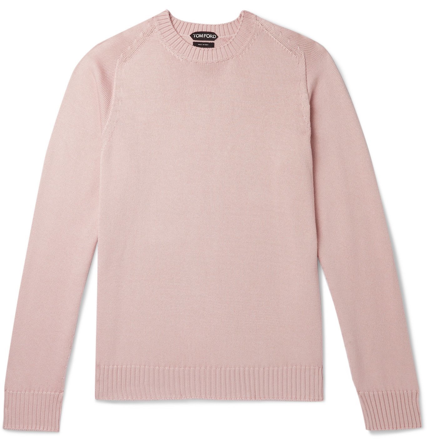 TOM FORD - Cotton and Silk-Blend Sweater - Pink TOM FORD