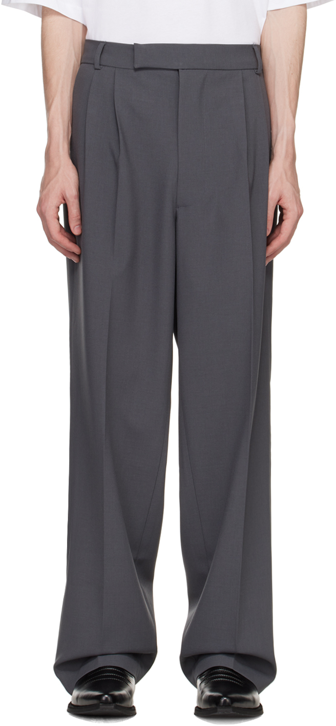 The Frankie Shop Gray Beo Trousers The Frankie Shop