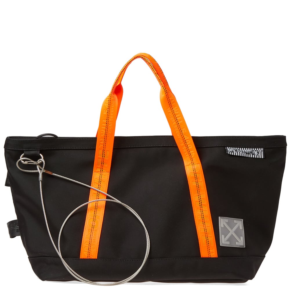 off white trolley bag