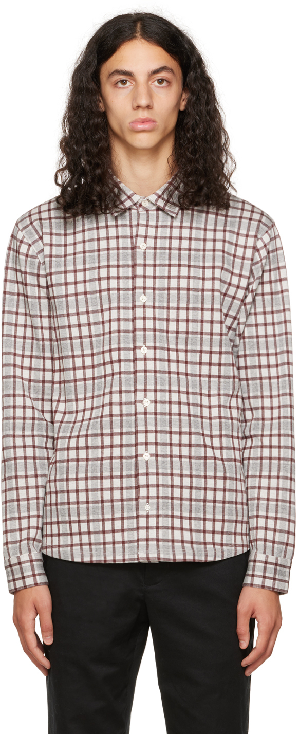 Vince Gray Check Shirt Vince