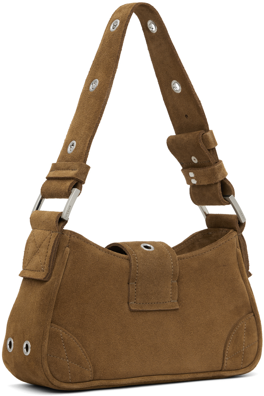 MISBHV Brown Small Suede Shoulder Bag MISBHV