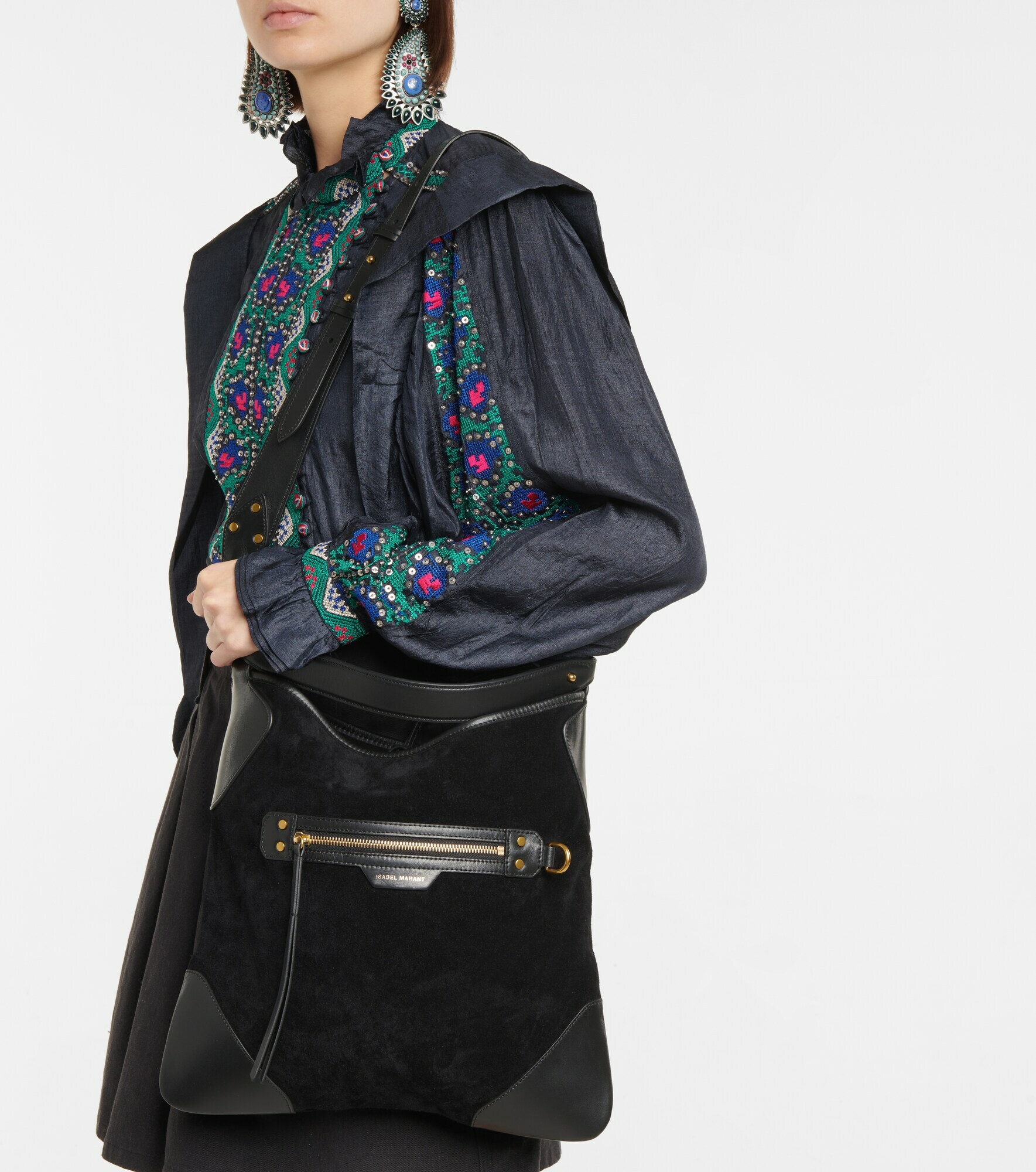 Isabel Marant Amuko suede shoulder bag Isabel Marant