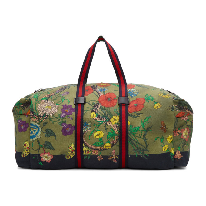 gucci snake duffle