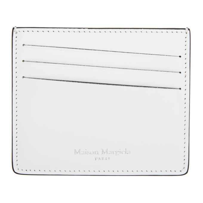maison margiela four stitches leather card holder mytheresa maison margiela four stitches